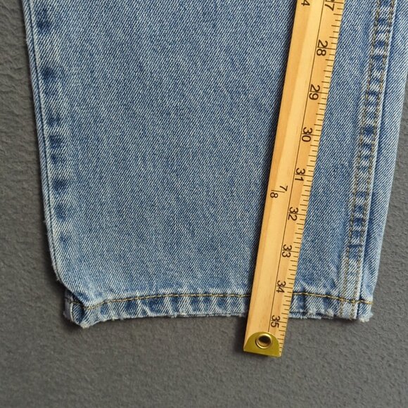 Levi's Jeans Men's 34x36 Fits 34x35 Blue 550 Relaxed Fit Tapered Leg Denim - Picture 9 of 13